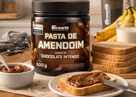 PASTA DE AMENDOIM SABOR CHOCOLATE INTENSO 500G