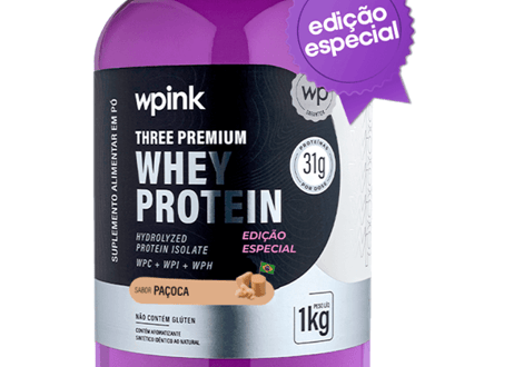 three premium whey protein paçoca 3W - (1kg) - wp