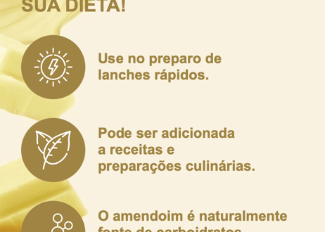 PASTA DE AMENDOIM SABOR CHOCOLATE BRANCO 500G