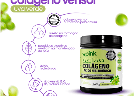 colágeno de uva verde - 240g - the supply – wp