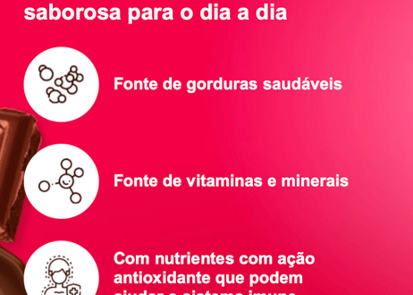 PASTA DE AMENDOIM SABOR CHOCOLATE COM MORANGO 500G