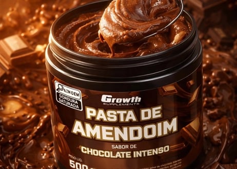 PASTA DE AMENDOIM SABOR CHOCOLATE INTENSO 500G