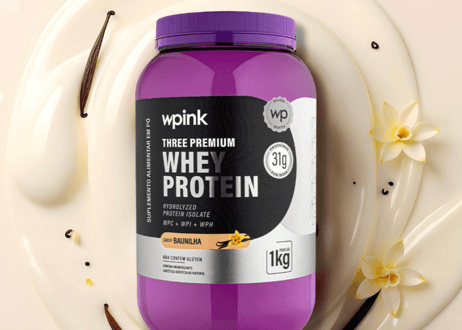 three premium whey protein baunilha 3W - (1kg) - wp