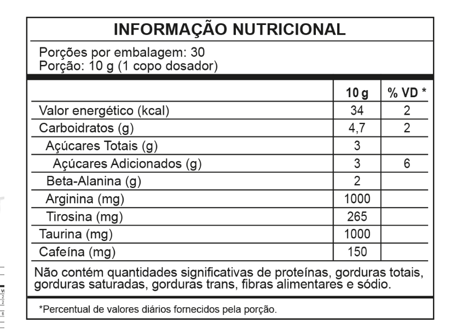 super power pink de limão - pré-treino – 300g - wp