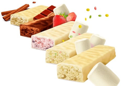 BARRA CRISP COM WHEY PROTEIN - DISPLAY C/ 12 UN