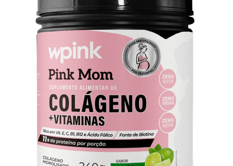 colágeno pink mom de limão - 240g – wp