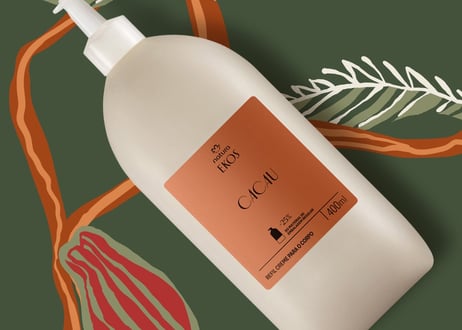 Refil Creme Desodorante Hidratante para o Corpo Ekos Cacau 400ML