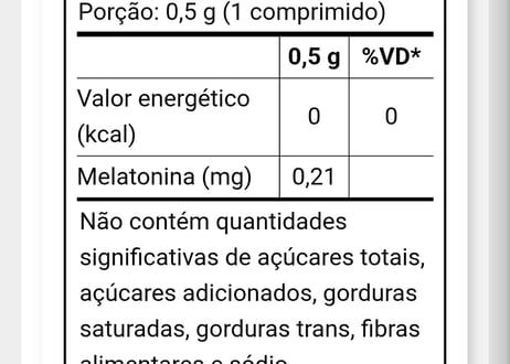 MELATONINA 0,21MG 100 COMPRIMIDOS