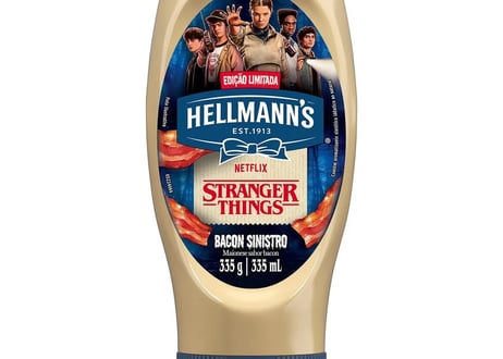 Maionese Hellmann s Bacon Sinistro Squeeze 335g