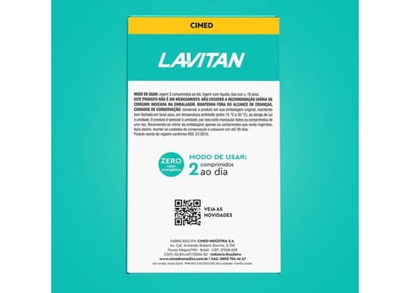 Suplemento Alimentar Lavitan Memo Neuro 60 Comprimidos Revestidos