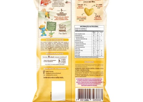 Biscoito Nestle Mucilon Meu Primeiro Lanchinho Milho 35g