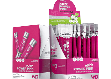 power pink de maçã verde - pré-treino – 300g - wp