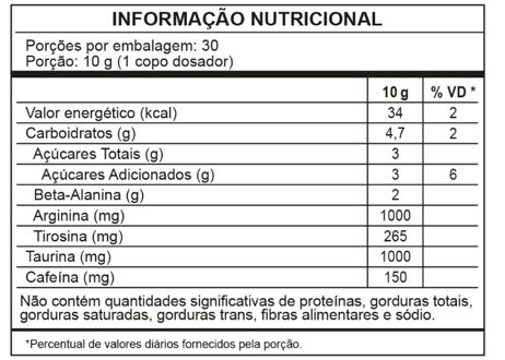 super power pink de laranja - pré-treino – 300g - wp