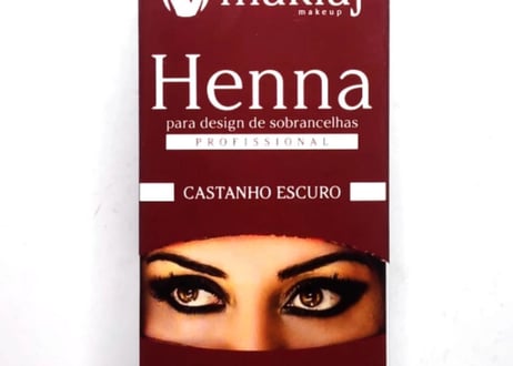 Henna para Sobrancelha Castanho Escuro Makiaj
