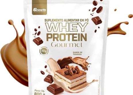 GROWTH WHEY GOURMET QUALIDADE INTERNACIONAL 800G