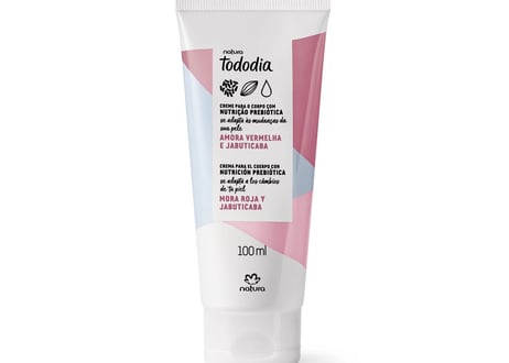 Creme Desodorante Nutritivo Corporal Tododia Amora Vermelha e Jabuticaba 200ML