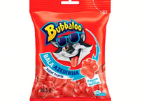 Bala Bubbaloo Azedinha Patinha Morango 82,5g