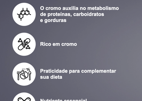 GROWTH PICOLINATO DE CROMO 120CAPS