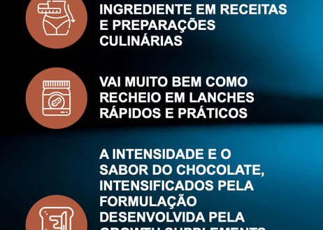PASTA DE AMENDOIM SABOR CHOCOLATE INTENSO 500G