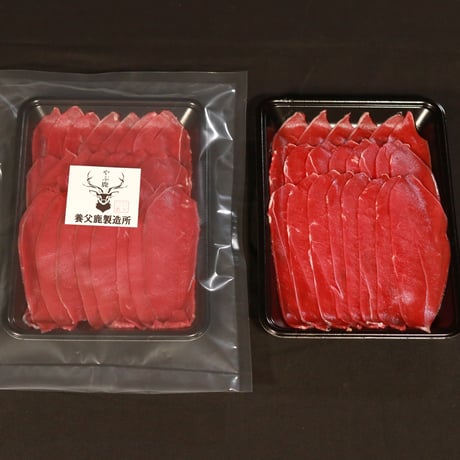 やぶ鹿もも肉スライス（しゃぶしゃぶ用）300ｇ
