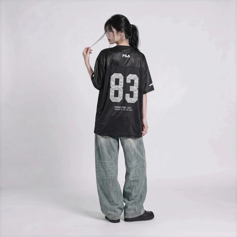 FILA × まひとくん。】 GAME SHIRTS (BLACK) | MAHITO×FI