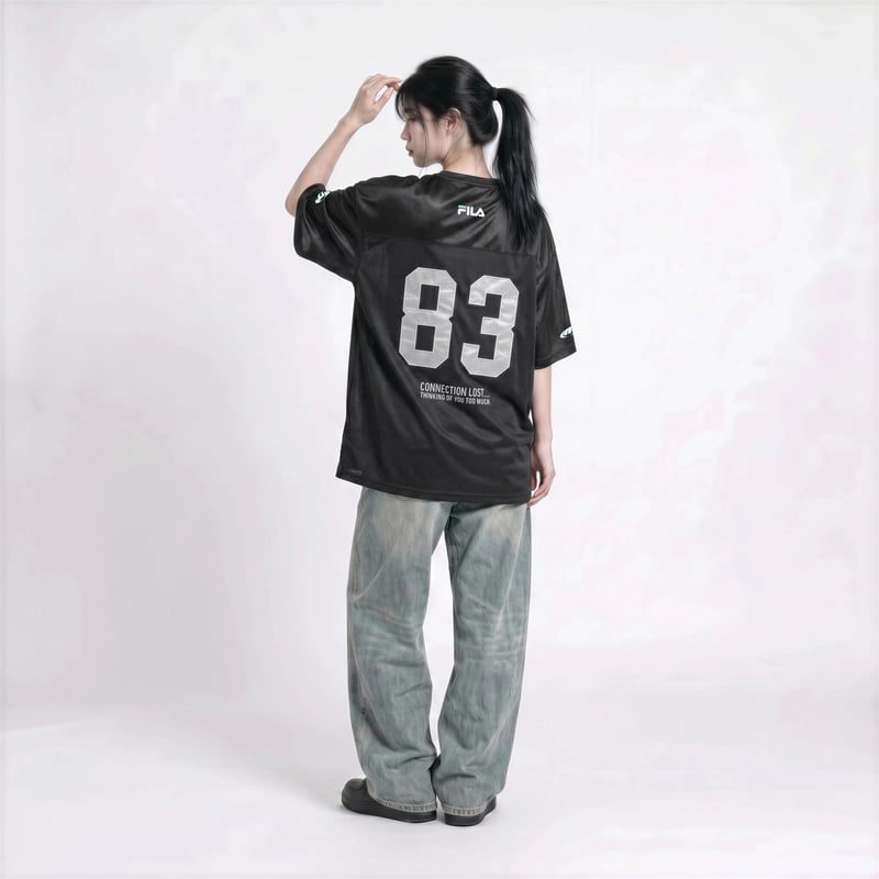 FILA × まひとくん。】 GAME SHIRTS (BLACK) | MAHITO×FI