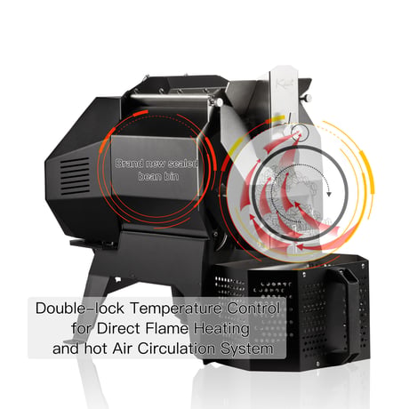 Kaleido Sniper M6S カレイド スナイパー コーヒーロースター 黒色 【Smart/Pro/Dual System】