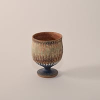 葡萄酒カップミニ（茶）[fuji pottery]