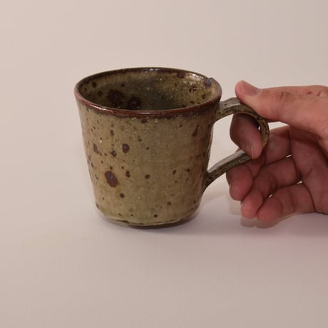 マグカップ（緑）[作手窯]