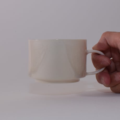 コーヒーカップ ショート　白［イワオトナリテ］