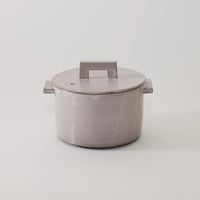 小鍋 （アッシュグレー）［Fujii Msy Pottery］