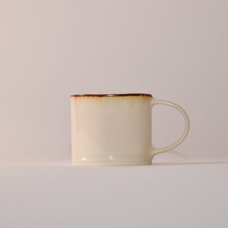 マグカップ（白＋鉄）[atelier mochigi]