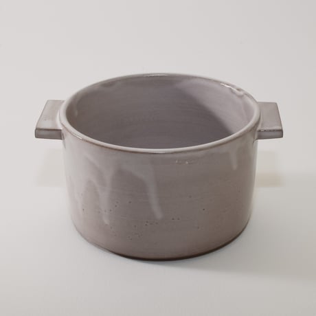 小鍋 （アッシュグレー）［Fujii Msy Pottery］