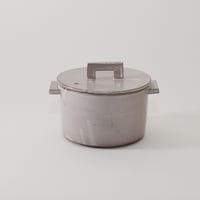 小鍋 （アッシュグレー）［Fujii Msy Pottery］