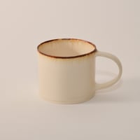 マグカップ（白＋鉄）[atelier mochigi]