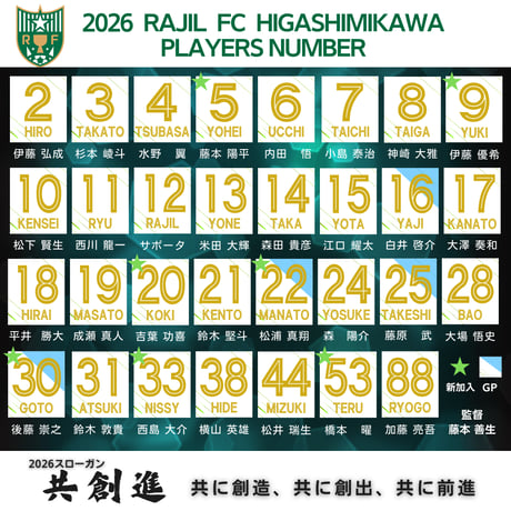 2026オーセンティックユニフォーム（2ndFP）
