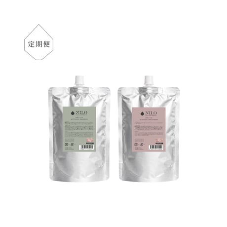 【定期便】高濃度フルボ酸 ACTIVATE SHAMPOO・TREATMENT 600mL / リフィルセット