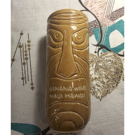 大きめ　ティキマグ　陶器　ビンテージ