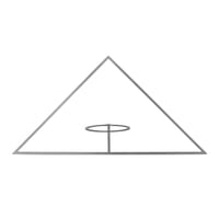 Hang Plants シリーズ Triangle 酸洗鉄 ハンギングプランツ