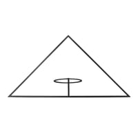 Hang Plants シリーズ Triangle 黒皮鉄 ハンギングプランツ
