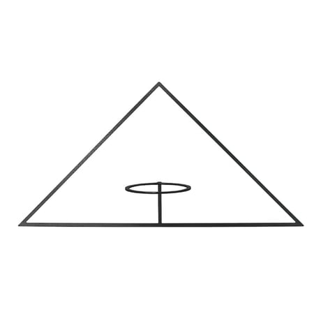 Hang Plants シリーズ Triangle 黒皮鉄 ハンギングプランツ