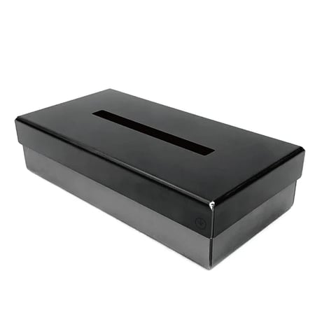 GRAVIRoN LID Box Tissue Case｜鉄製ティッシュケース・ティッシュボックス｜黒皮鉄×酸洗鉄