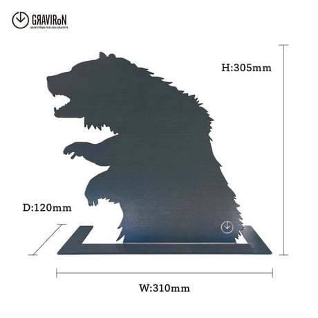BEAR 酸洗鉄 アクセサリースタンド