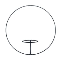 Hang Plants シリーズ Round 黒皮鉄