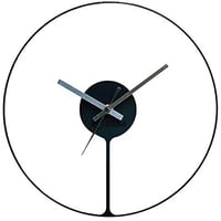 GRAVIRoN Hang｜鉄製ひっ掛け時計・壁掛け時計｜黒皮鉄