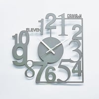 GRAVIRoN Anomaly Wall Clock｜鉄製掛け時計・壁掛け時計｜酸洗鉄