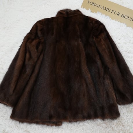 Dark Mink Jacket Vintage Fur Japan