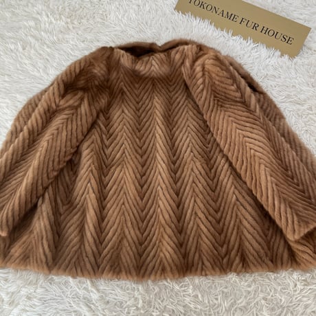 Demi Buff Mink Jacket Vintage Fur Japan