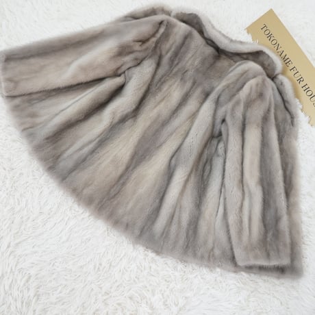 Sapphire mink fur Jacket Genuine Vintage Fur Japan