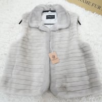 Sapphire Mink Vest - SAGA FURS